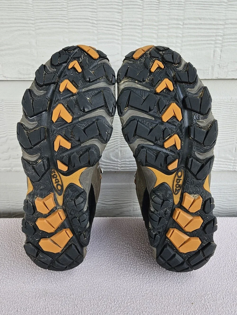 Oboz Bridger Hiking Boots Men SZ 12 WIDE Brown Sudan B-Dry Waterproof Hunting